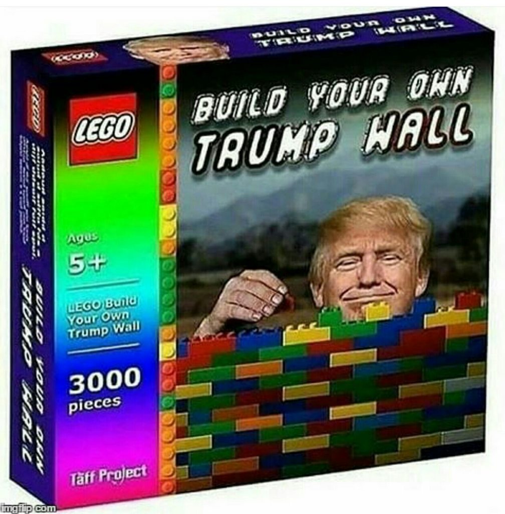build a wall lego set